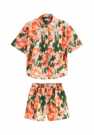TEXTURED  SET  REGULAR FIT - Blus - orange tie dye