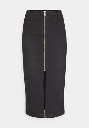 Vero Moda VMMONICONG PENCIL SKIRT - Puzdrová sukňa - black denim detail