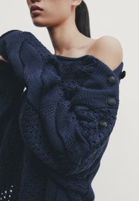 Massimo Dutti Maglione - dark blue