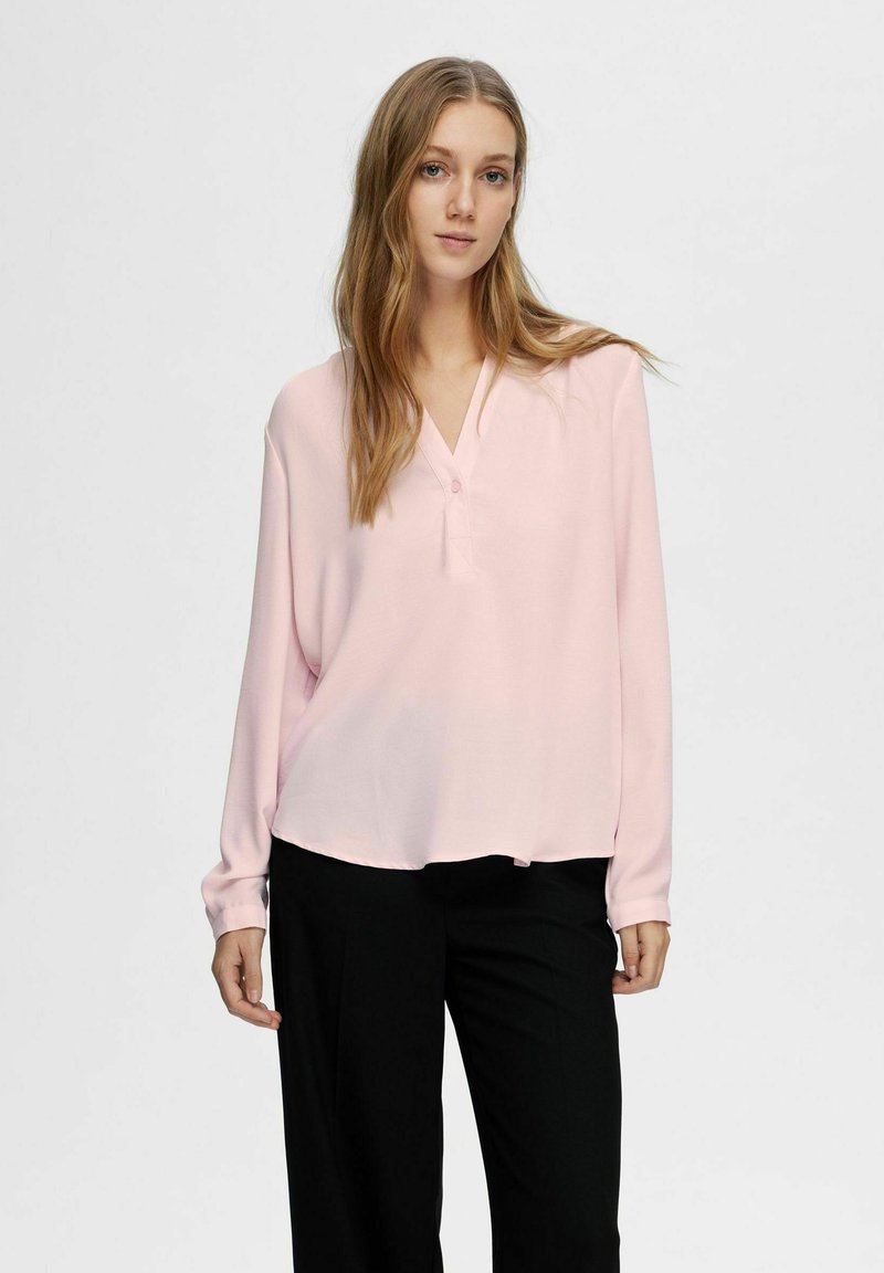 Selected Femme SLFMIVIA - Pusero - cradle pink