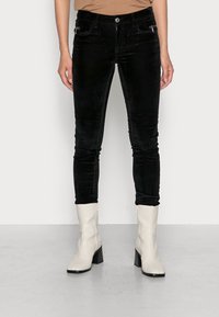 Mos Mosh Tygbyxor - black