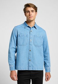 LONG SLEEVE OVERSHIRT - Jeansjacke - light wash