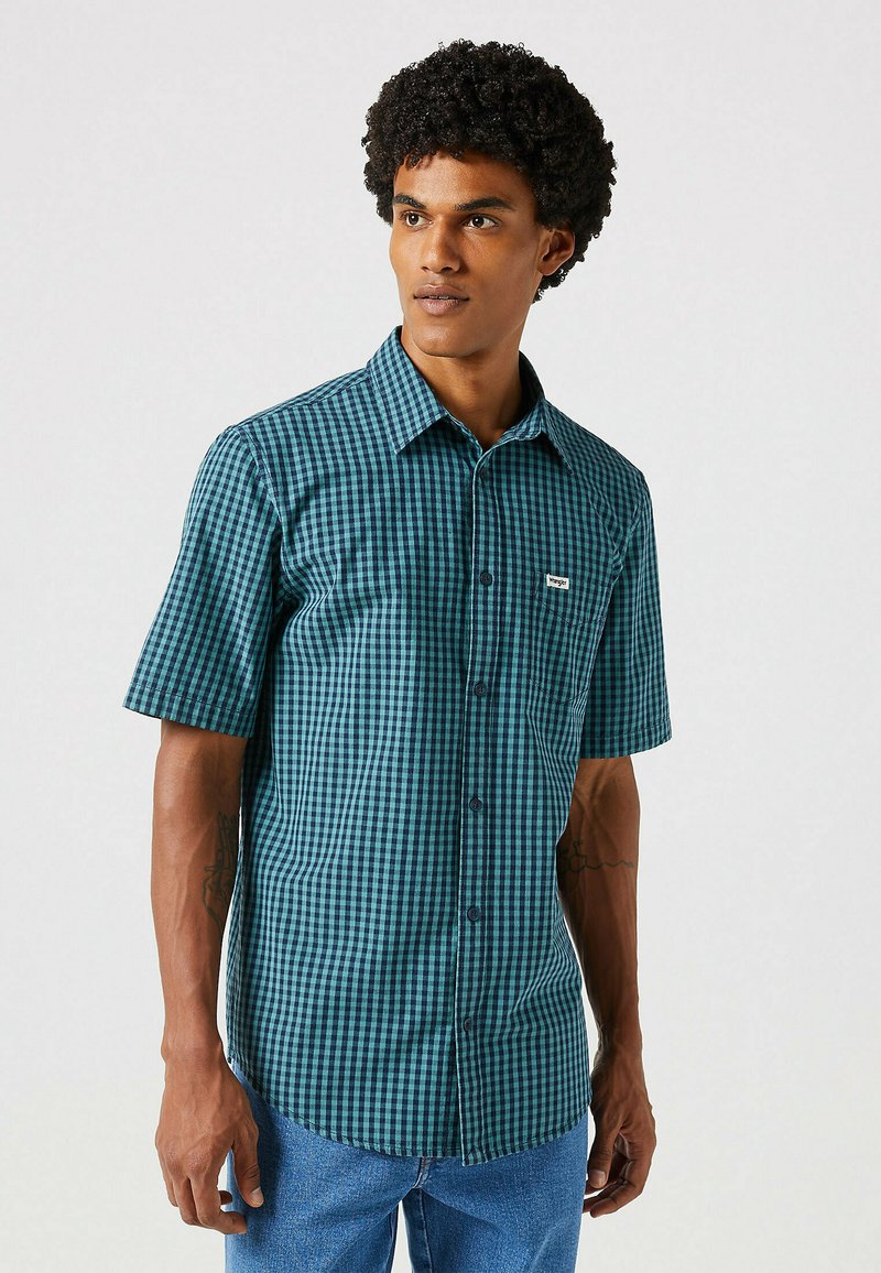 Wrangler Camisa - hydro blue