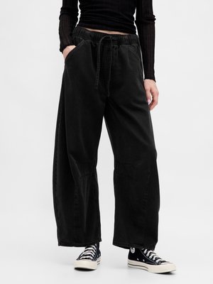 GAP EASY HORSESHOE HERBER - Laisvo kirpimo džinsai - black 1