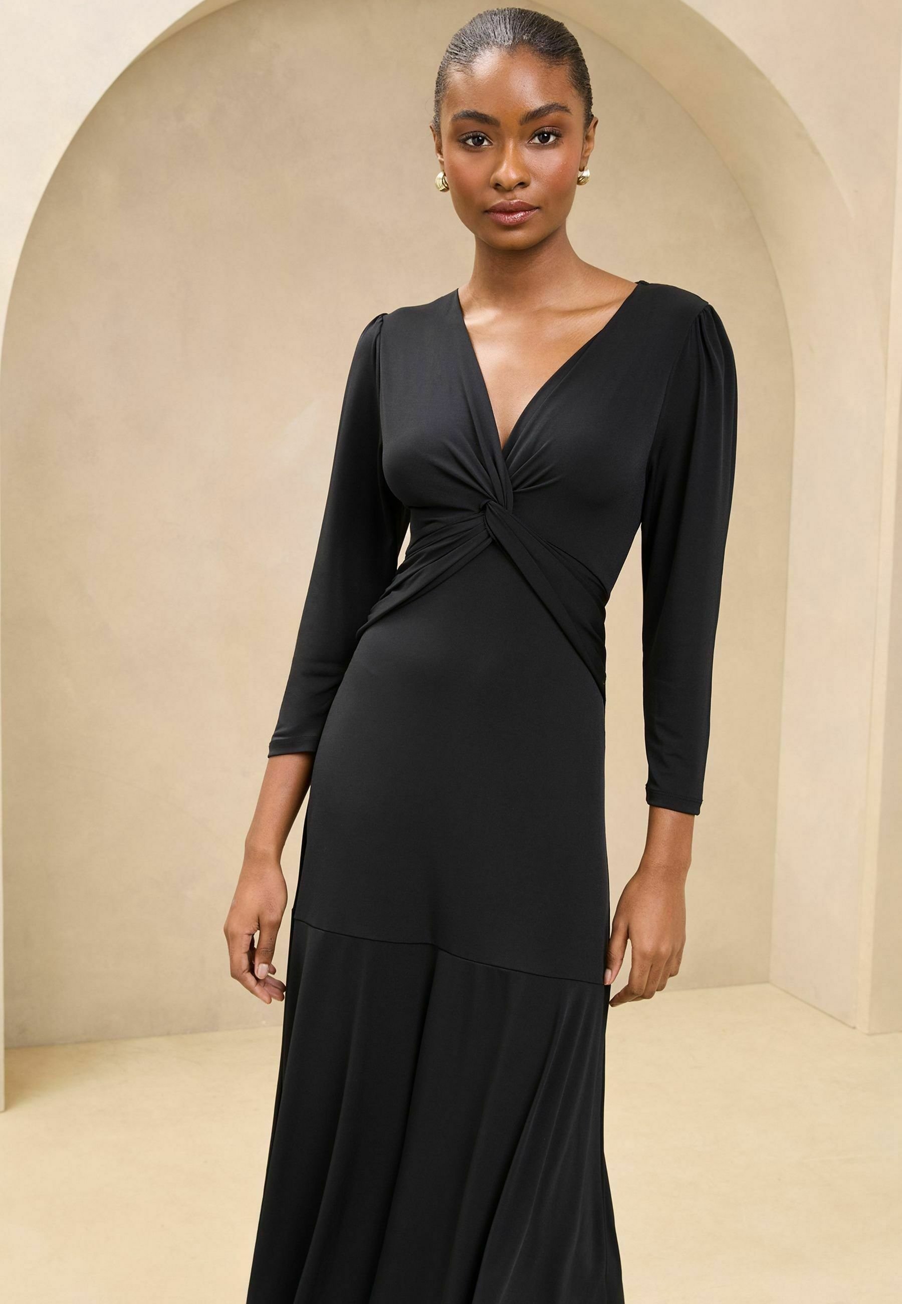 Herlipto Twisted Stretch-Jersey Dress（決定 herlipto Twisted