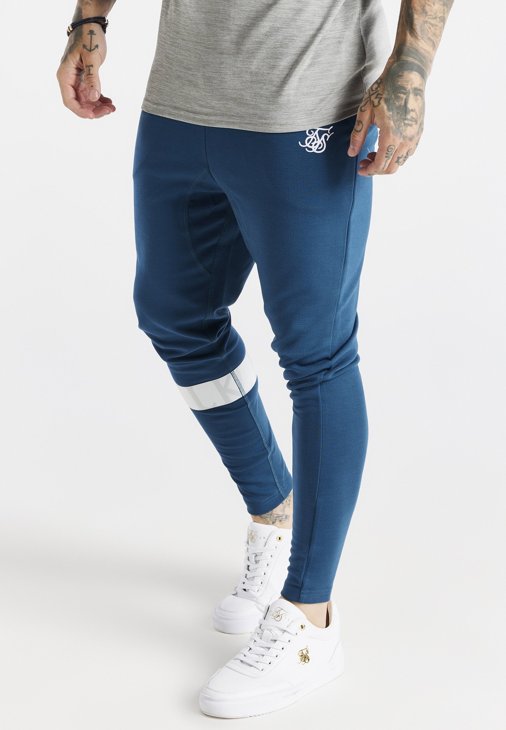 SIKSILK SIKSILk - Pantalones deportivos - navy/azul marino - Zalando.es