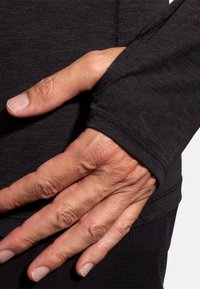 Brooks DASH 1/2 ZIP 2.0 - Ilgarankovis viršutinės dalies drabužis - htr black