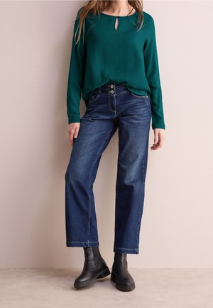Camicetta - mottled teal