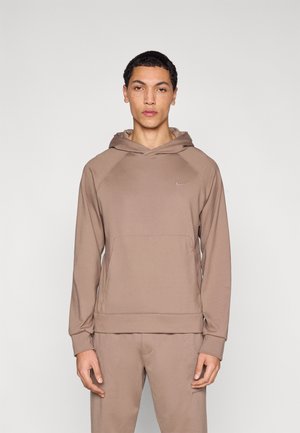 Pulover s kapuco - mink brown