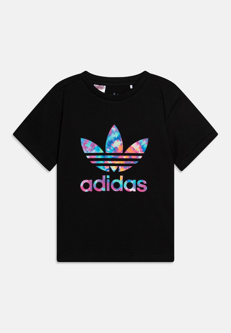 adidas Originals TREFOIL TEE JUNIOR UNISEX - Print T-shirt - black ...