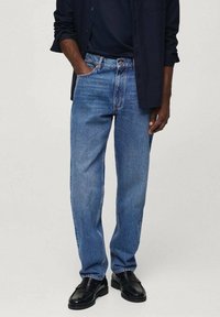 Mango Vaqueros rectos - dark blue