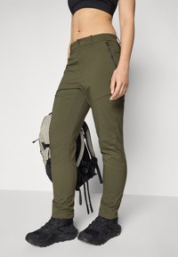 ODLO PANTS REGULAR LENGTH ASCENT LIGHT - Hlače za otvoreno - forest night