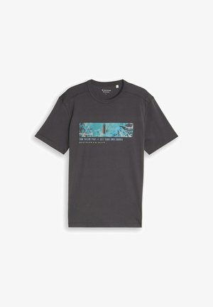 TOM TAILOR, PHOTOPRINT T-SHIRT - T-shirt imprimé - tarmac grey