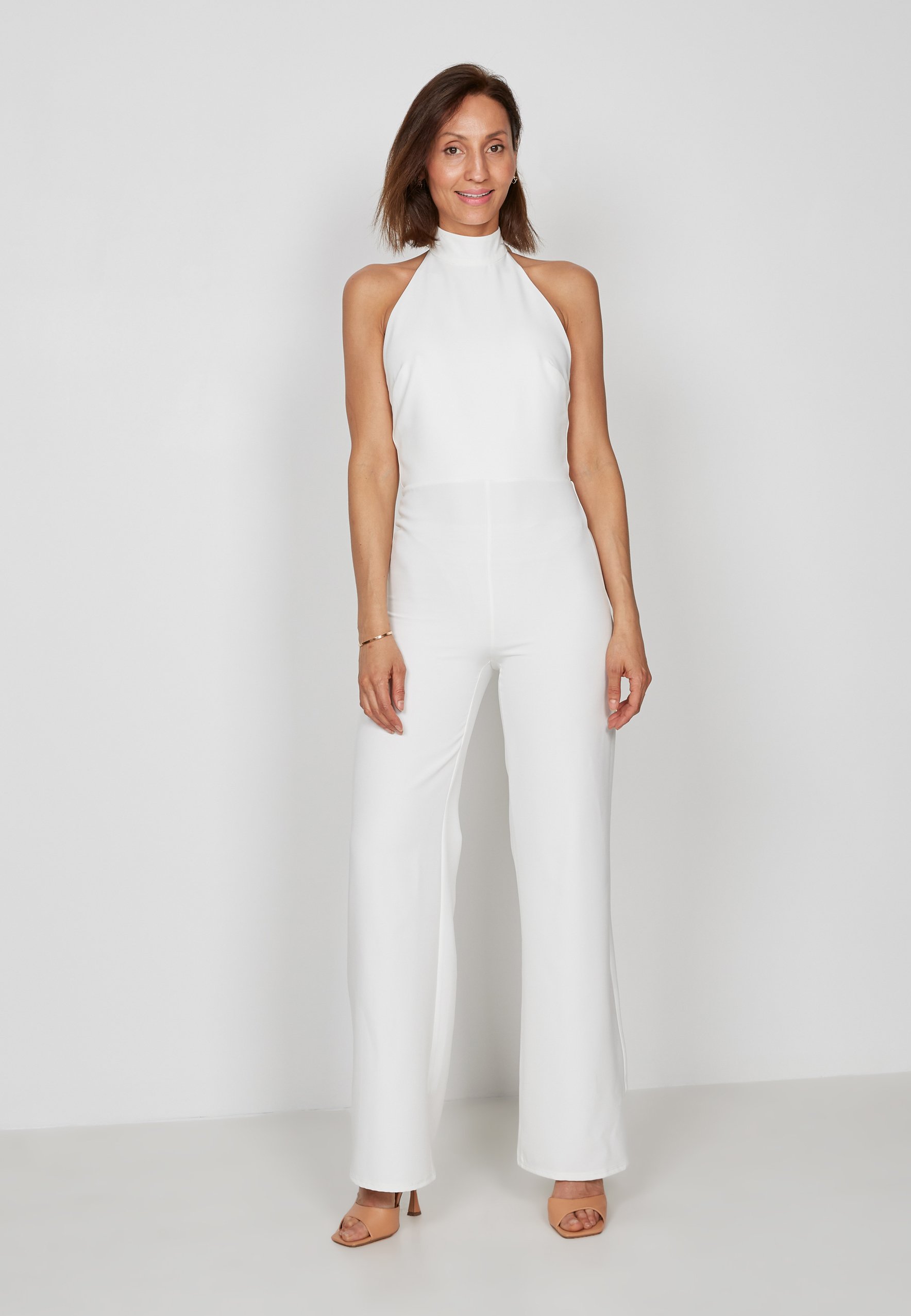 True Violet HALTERNECK JUMPSUIT - Combinaison - off white/écru - ZALANDO.FR