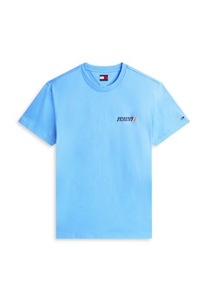 Tommy Jeans, VINTAGE BACK LOGO JERSEY T-SHIRT - T-shirts print - blue twilight