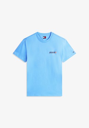 Tommy Jeans, VINTAGE BACK LOGO JERSEY T-SHIRT - T-shirt print - blue twilight