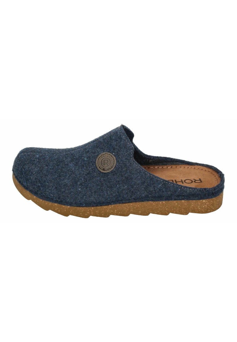 Chaussons mules Simpson bleu homme | La Halle