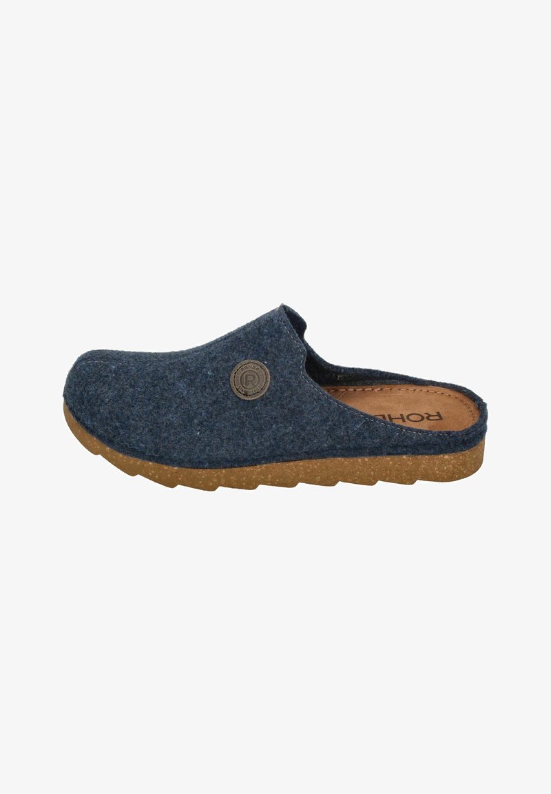 Chaussons mules Simpson bleu homme | La Halle Chaussons mules Simpson bleu homme | La Halle
