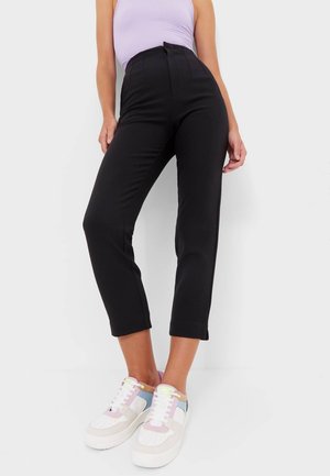 ELEGANTE - Trousers - black