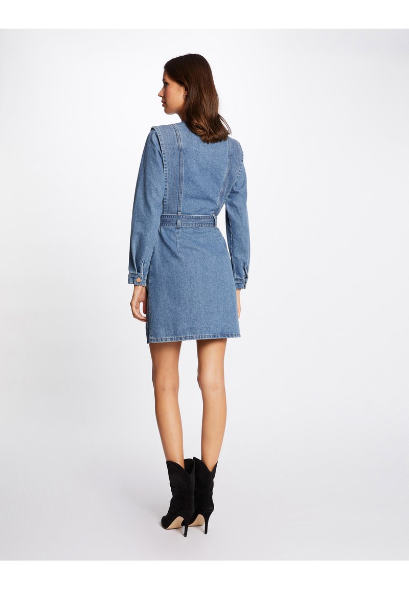 Damen Freizeitkleider | Morgan STRAIGHT BELTED Jeanskleid stone blue denim/stone-blue denim - FZ96921 Damen Freizeitkleider | Morgan STRAIGHT BELTED Jeanskleid stone blue denim/stone-blue denim - FZ96921