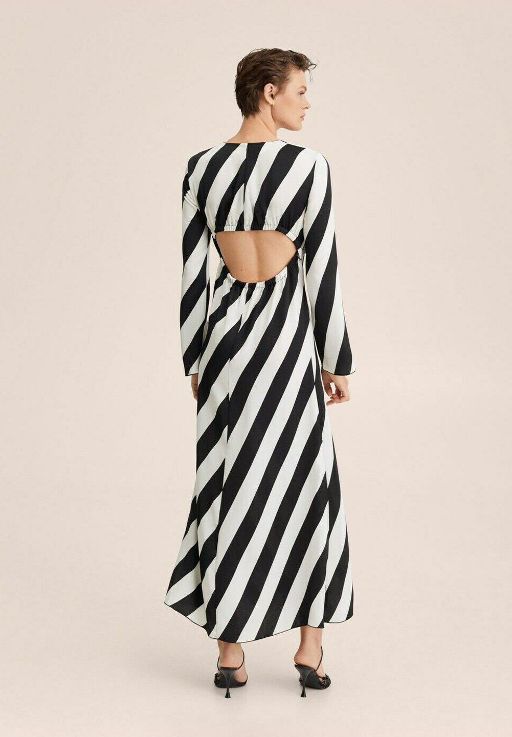Mango BELL - Vestito lungo - schwarz/nero - Zalando.it