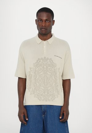 Bluză polo - neutral nude