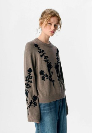 OBJLANEY RUBIN - Strickpullover - morel