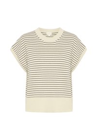Print T-shirt - whitecap gray stripe
