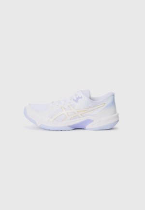 BEYOND FF - Chaussures de volley - white/champagne