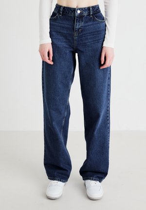 Jeans Straight Leg - dark-blue denim