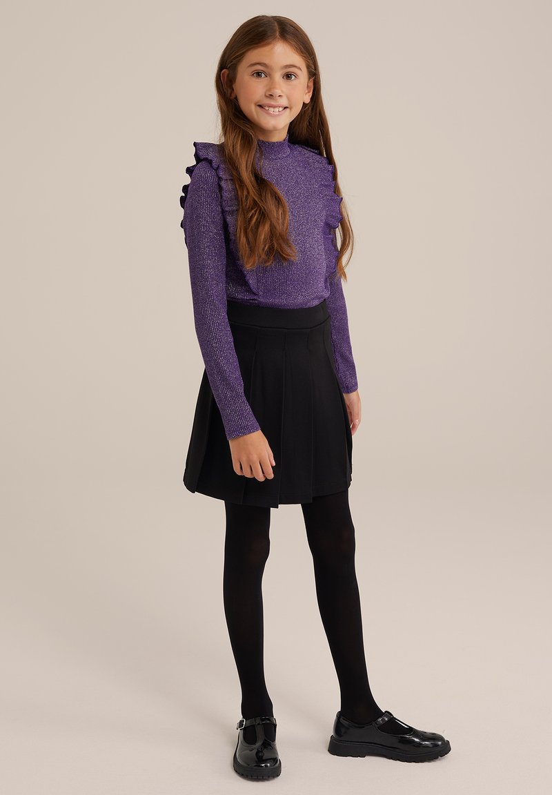 WE Fashion - Ilgarankovis viršutinės dalies drabužis - violet, Padidinti