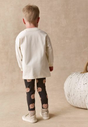 Next, GRAPHIC PRINTED TOP AND LEGGING SET - Legging (type pantalon) - white halloween pumpkin