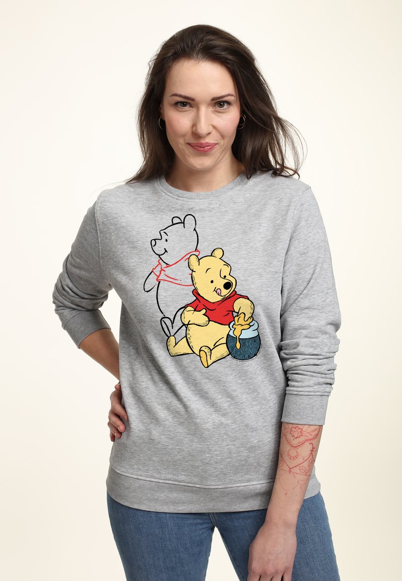 Disney WINNIE THE POOH LINE ART - Sweatshirt - heather grey
