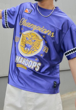 T-shirt print - dark blue