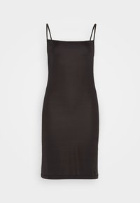 SLIP DRESS - Jerseykleid - black