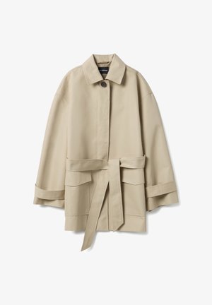 Les Copains, REGULAR FIT TRENCH WITH BELT - Trenchcoat - sand