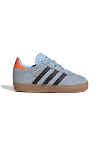 adidas Originals GAZELLE COMFORT CLOSURE ELASTIC LACES KIDS - Športni copati - clear sky/core black/solar orange