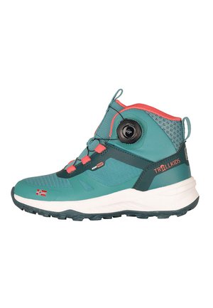 FJORD MID XT - Hikingschuh - dusty teal/midnight petrol/coral pink