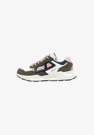 CONCRETE - Sneakers laag - w.olive/pink