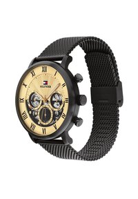 Tommy Hilfiger Cronógrafo - schwarz   schwarz   schwarz   gold