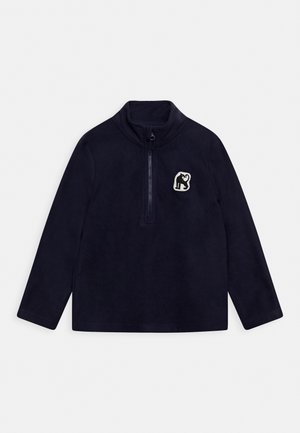 Mini Rodini ZIP TEE UNISEX - Felpa in pile - navy