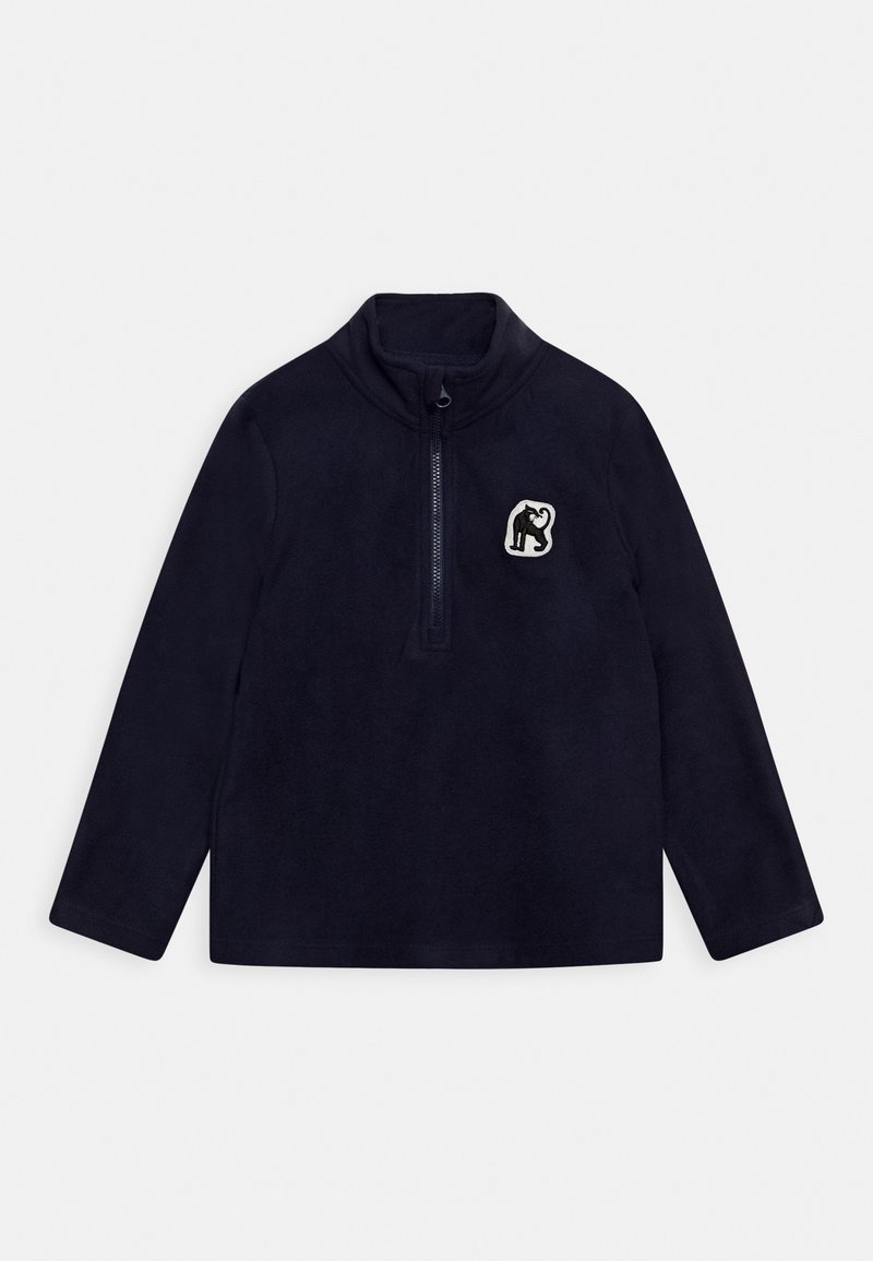 Mini Rodini ZIP TEE UNISEX - Felpa in pile - navy