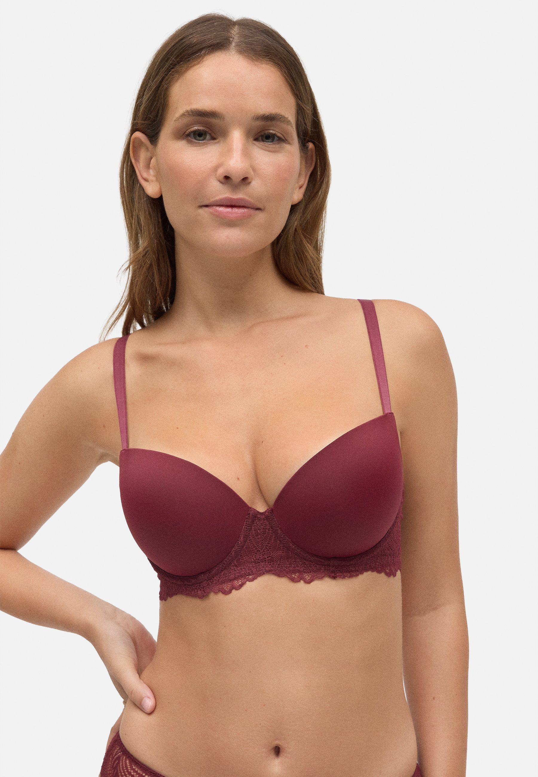 Ysabel Mora DE GRANATE COPA Sujetador push-up red/rojo