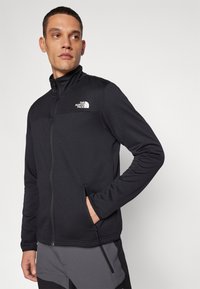 The North Face CEDAR TRAIL GRID JACKET - Fleecejacka - black