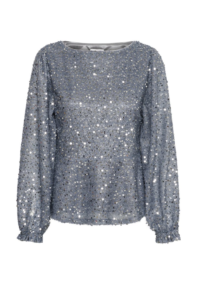 Saint Tropez Blouse zilverkleurig Saint Tropez Blouse zilverkleurig