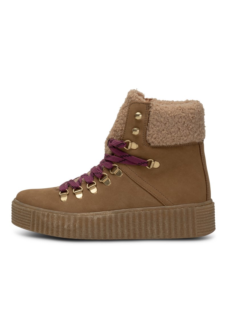 Shoe The Bear AGDA L Lace up Ankle Boots Camel mottled Brown Zalando Shoe The Bear AGDA L Lace up Ankle Boots Camel mottled Brown Zalando