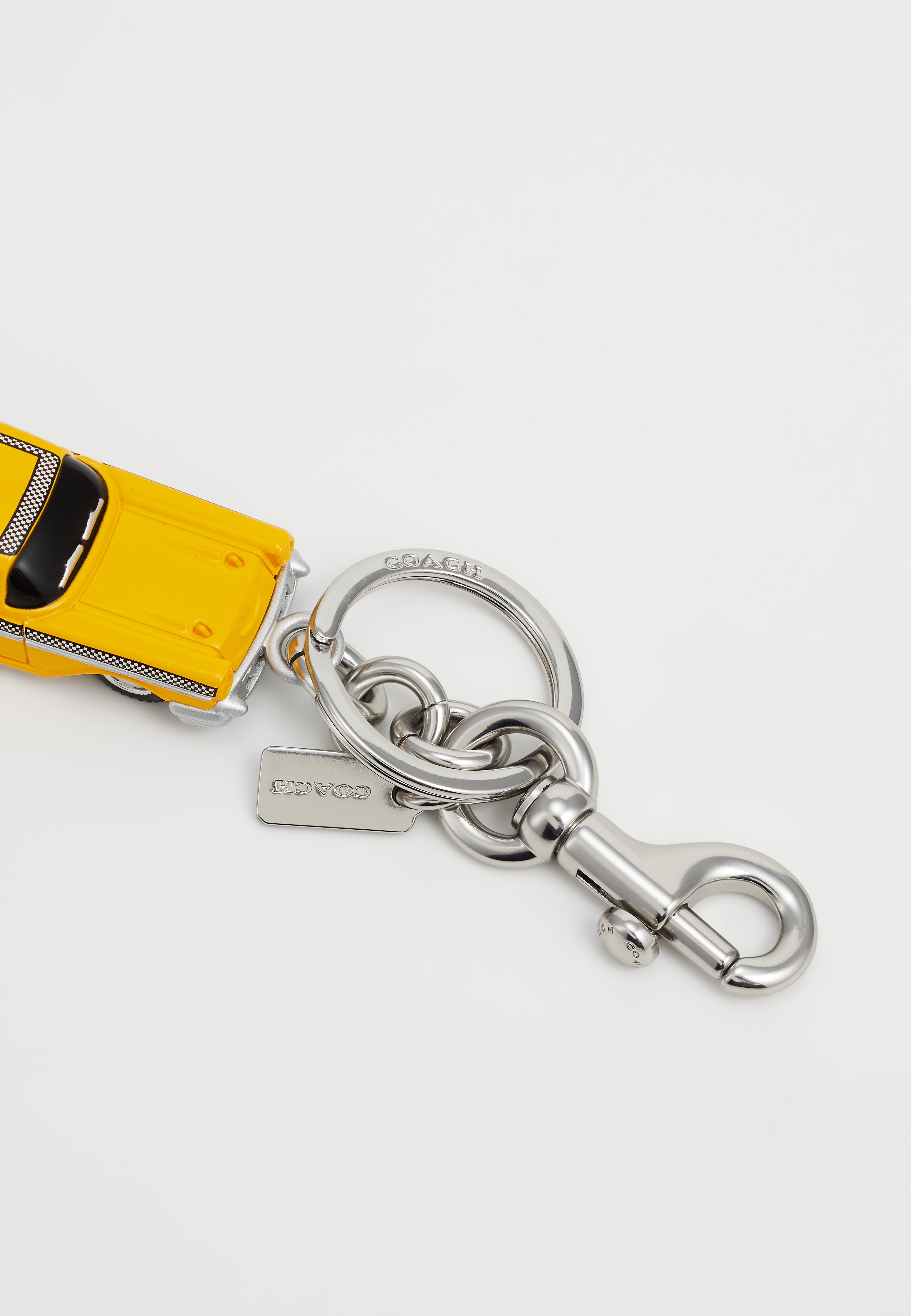キーホルダー・キーリング Coach Small Taxi Keyring - Coach - Acetate - Multi COACH SMALL TAXI BAG CHARM - Keyring - multi/multi-coloured