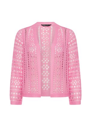 Yours Clothing, PLUS SIZE CARDIGANS - Strickjacke - pink