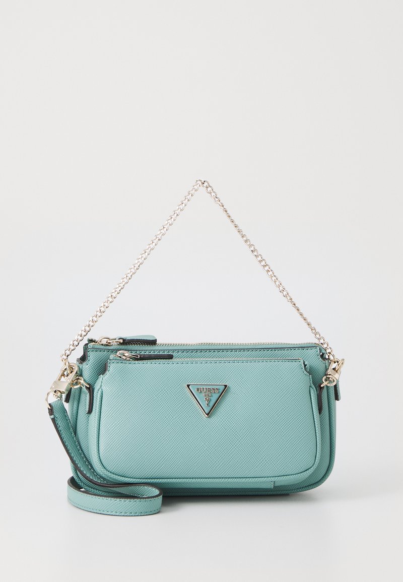 Guess NOELLE POUCH CROSSBODY - Skuldertasker - turquoise