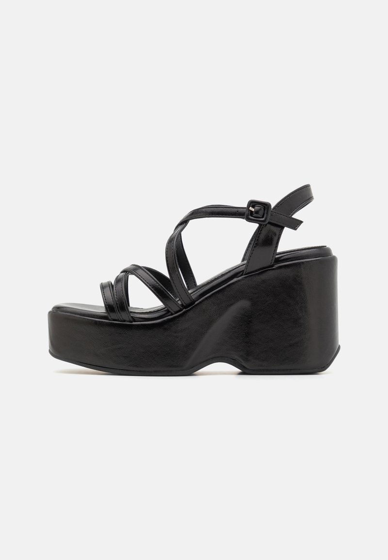 mtng - LIZZY - Sandalen met hoge hak - black, Vergroten